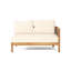 4-Pcs Sofa Conversation Set W/ Beige Cushion, Teak