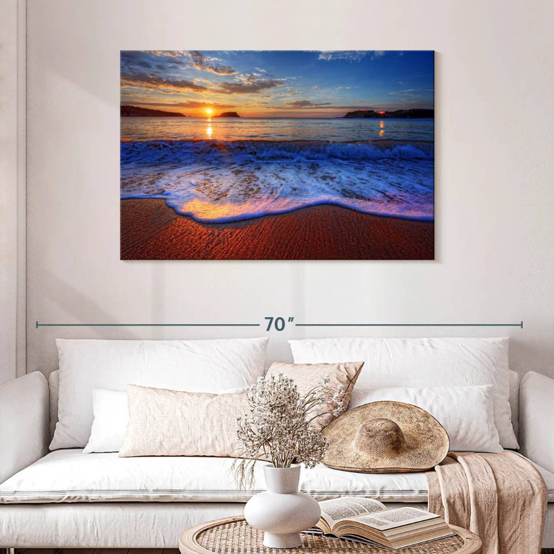 Gillard Sunset Waves, H 30 po x l 45 po