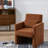 Modern Accent Chair Comfy Upholstered Leisure Single Sofa Chair For Living Room Bedroom Apartment Office