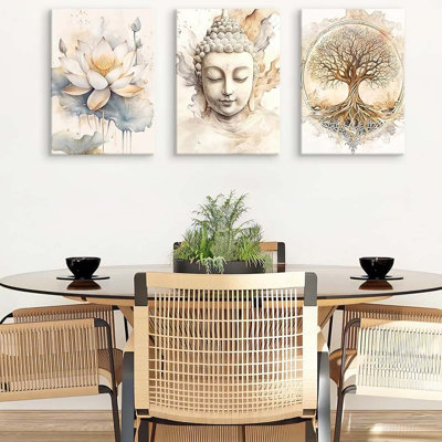 3 Piece Wrapped Canvas Print