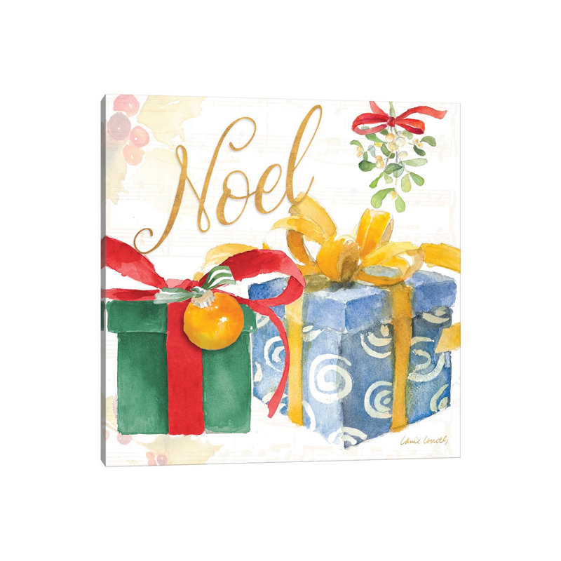 Presents And Notes Ii by Lanie Loreth - Wrapped Canvas Gallery-Wrapped Canvas Giclée, 30.48 cm H x 30.48 cm W