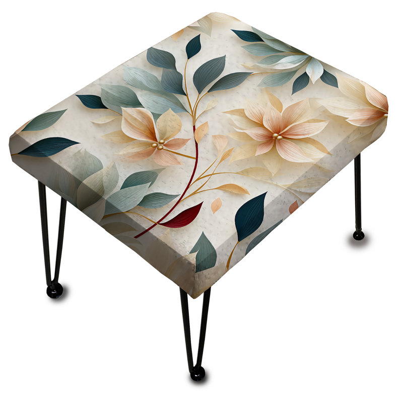 Repose-pieds Subtle Whispers III - Floral