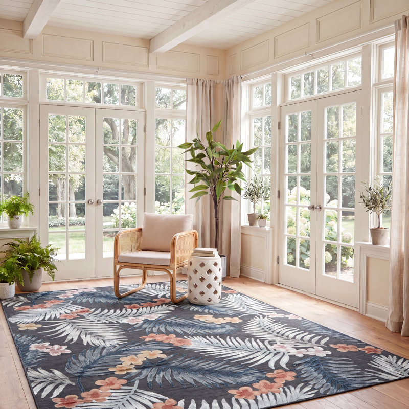 Tapis d'intérieur / extérieur Sommerville, Rectangle 8 pi x 10 pi