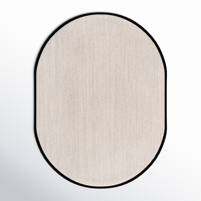 Tapis marbre / noir Torbin, Ovale 6 pi x 8 pi
