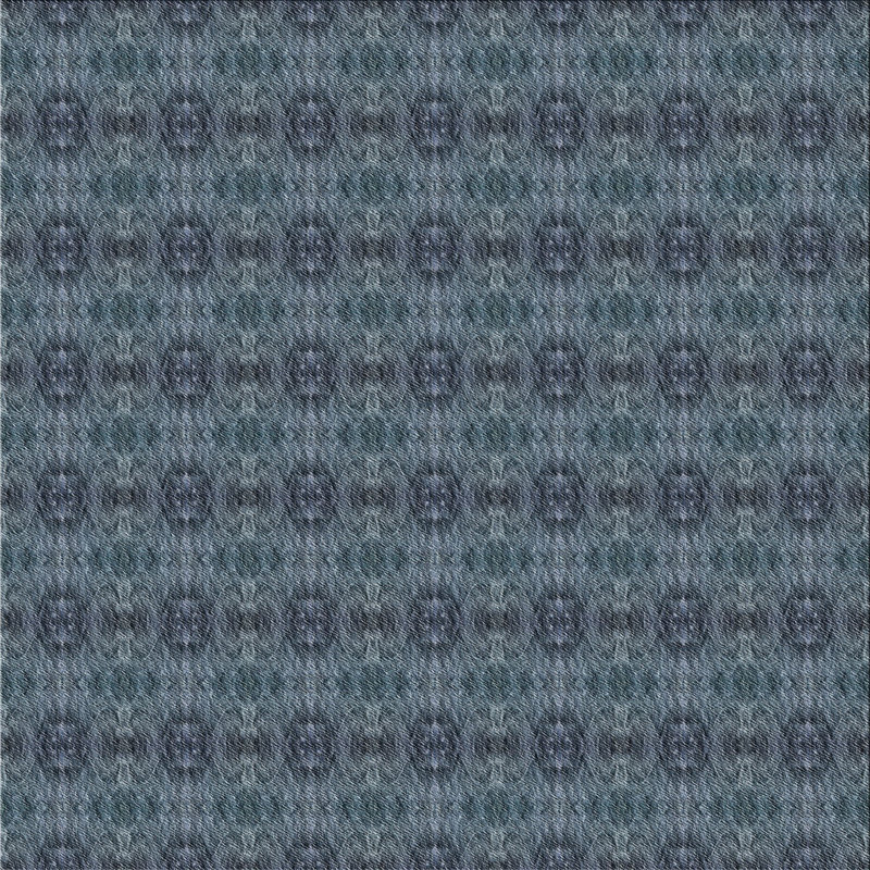 Gris foncé Tapis décoratif, Carré 8 pi