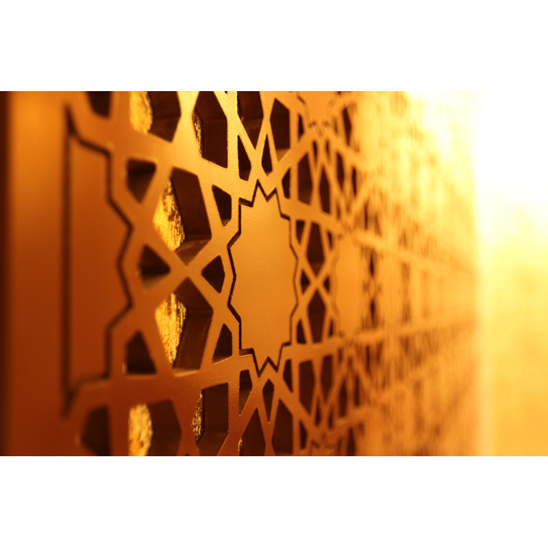 Décoration Deltina Arabesque par Trafawma, H 8 po x l 12 po