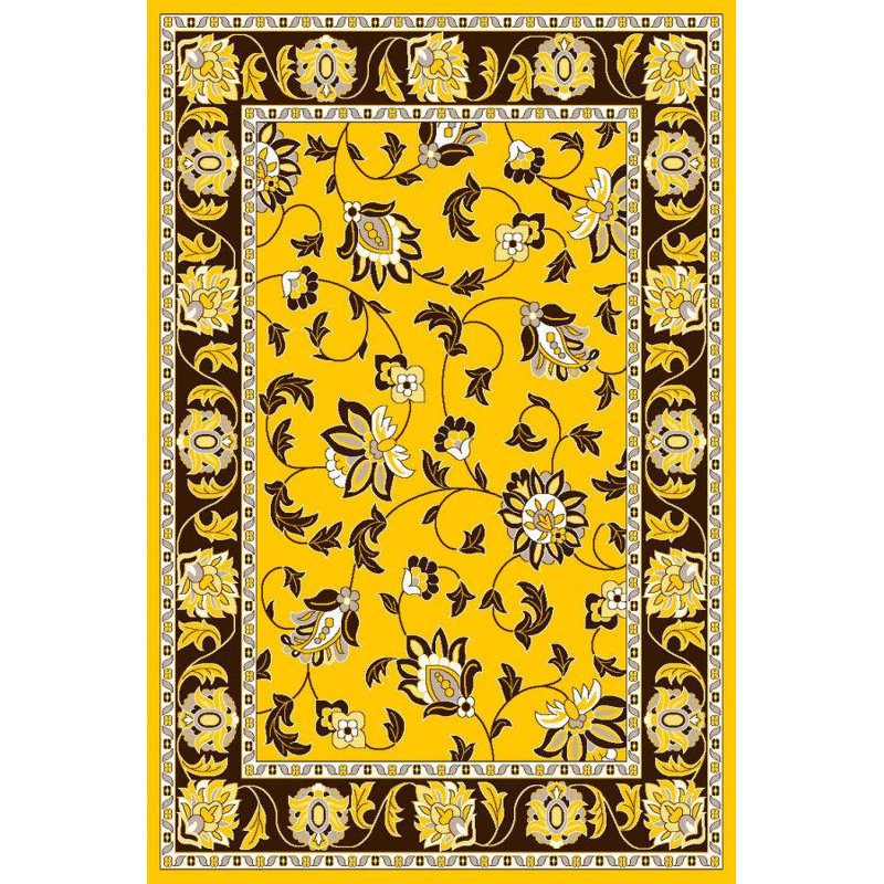 Tapis jaune, 7'10" x 10'2"