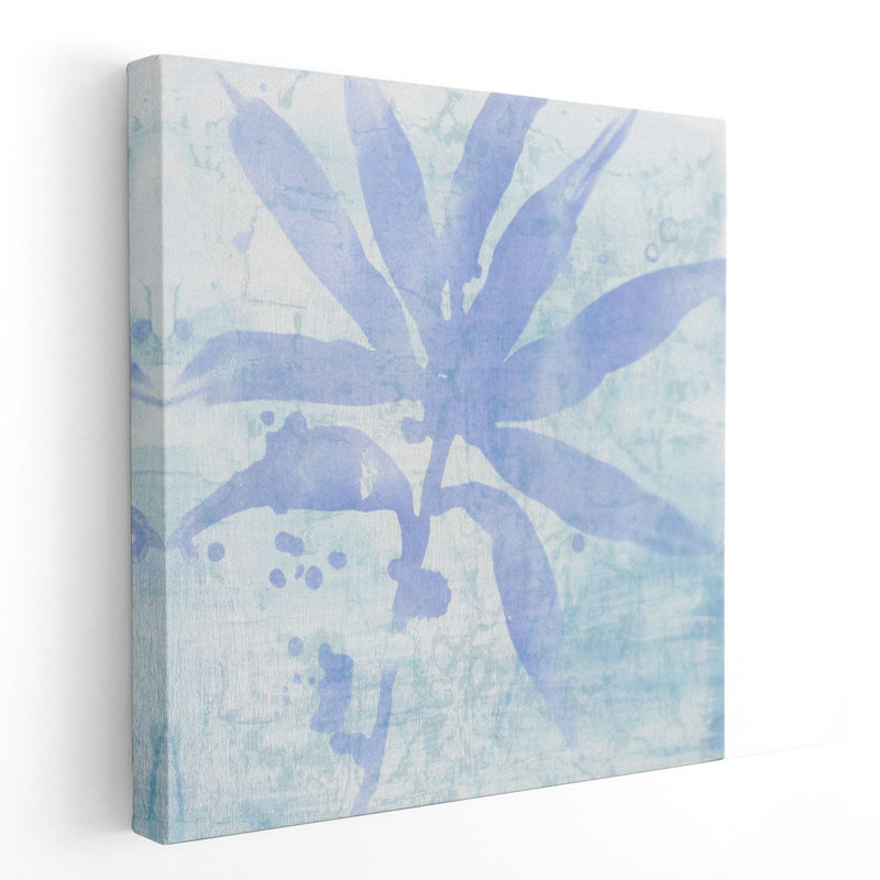 Seafoam Palm II - reproduction d'art sur toile, H 30 po x l 30 po