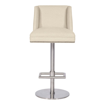Ace By Michael Weiss Swivel Upholstered Stool with Metal Frame