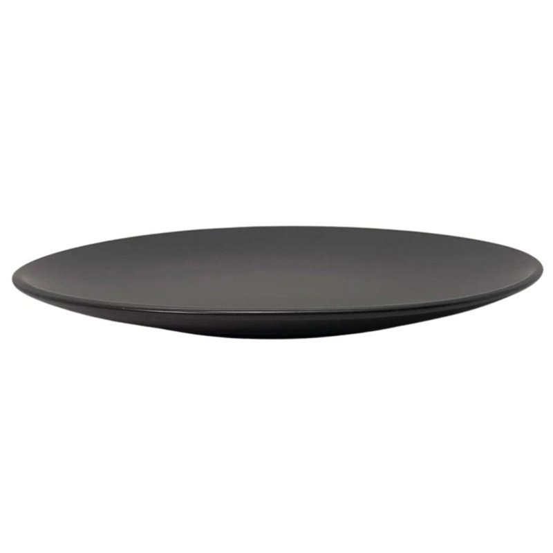 Ensemble de 4 assiettes à salade The Contour, Noir, noir, noir, noir