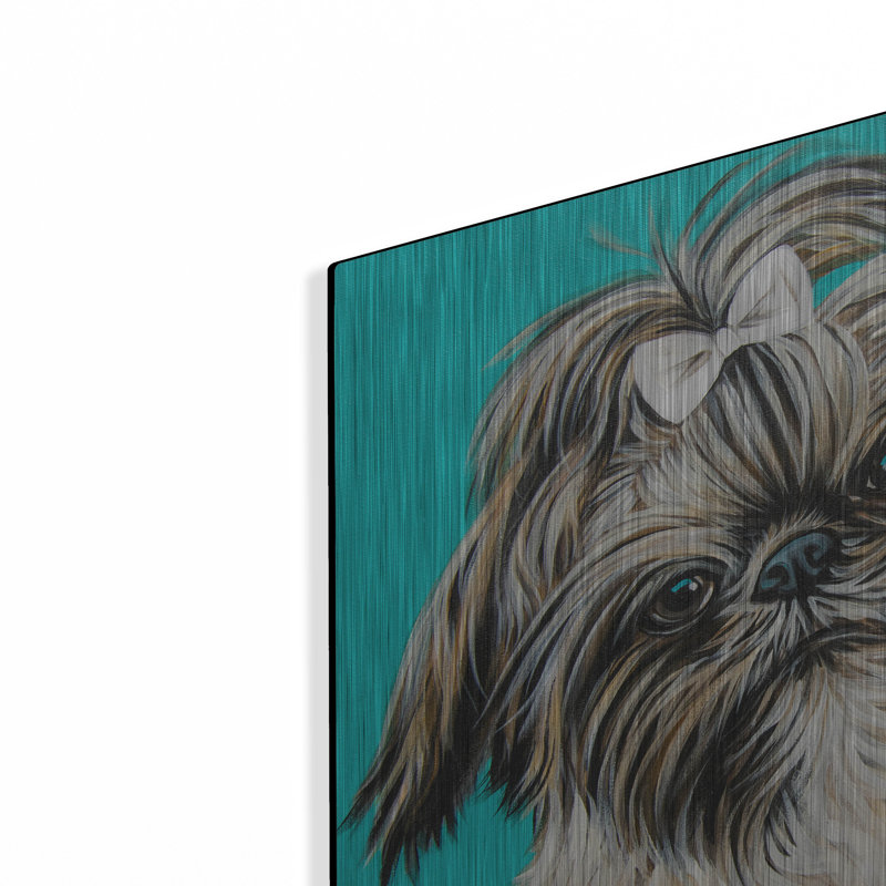 «Girly Shih Tzu» par Carolee Vitaletti, H 12 po x l 12 po