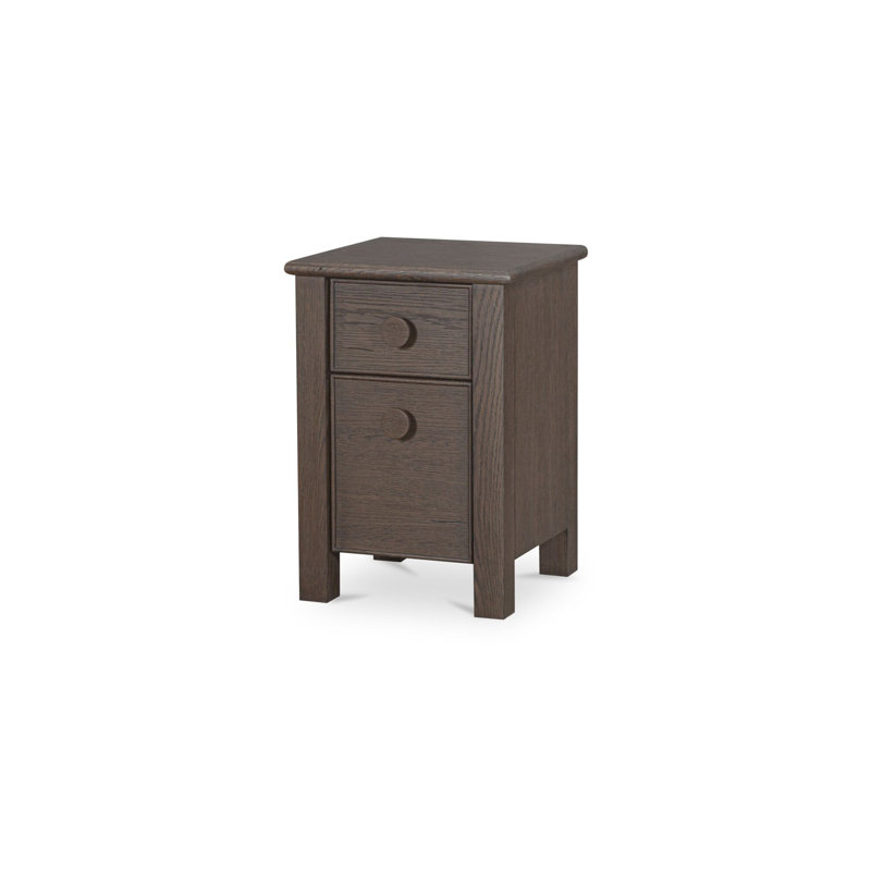 Loren Small Nightstand Dark Brown, Dark Brown