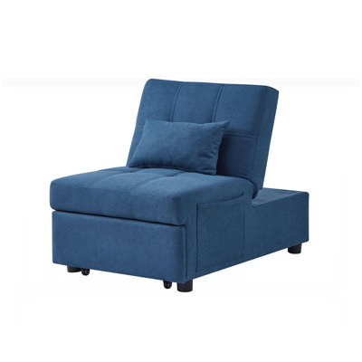 Linen Fabric Recliner Chair Bed