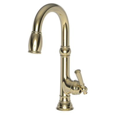 Jacobean Single Handle Pull Down Bar Faucet