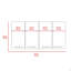Rectangle Four Swing Doors Wall Cabinet-1427644173