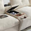 Canapé modulaire à 6 places avec repose-pieds, console et sièges confortables-1070715051