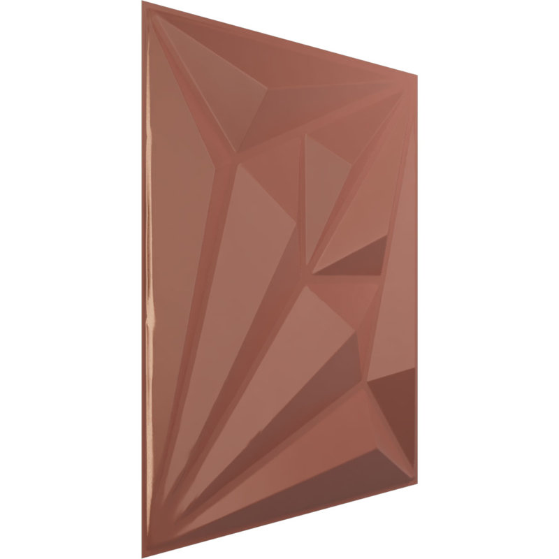 Panneau mural 3D Diamond EnduraWall, Rose champagne métallique nacré universel