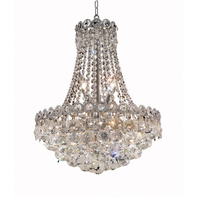 Lustre empire unique à 11 lumières Zoila