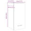 Hanging Cabinet Lyon 30x31x60 cm Engineered Wood-401495354