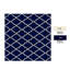 Tapis bleu / blanc Sera-743131755