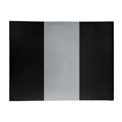 Tapis à rayures en poly-noir oakland