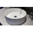Pensen 16" Matte White Stone Resin Round Vessel Bathroom Sink