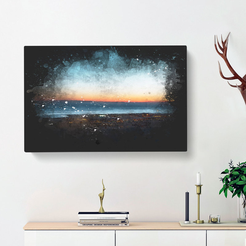 Skyline Of Santa Barbara - Wrapped Canvas, 60cm H x 91cm W x 3cm D