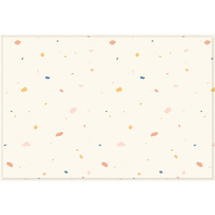 Tapis de jeu réversible en plastique doux Jelly Terrazzo / Sage Beige