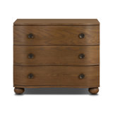 Tiago 3 - Drawer Solid Wood Nightstand
