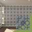 Panneaux muraux décoratifs en acrylique Blendon, moyen, l 15 3/8 po x H 15 3/8 po x T 1/8 po, gris foncé-98780895-98780894