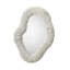 Amoeba Wood Beaded Wall Mirror