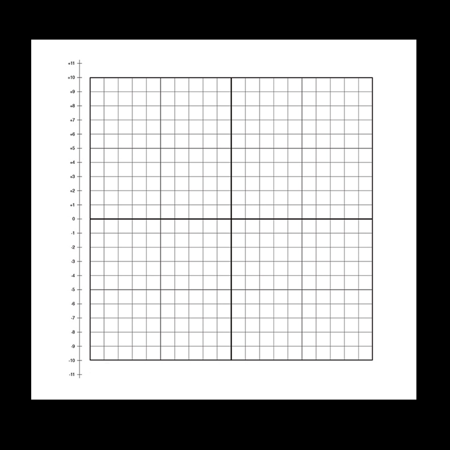 Graph Paper Pads-Numbered Axis