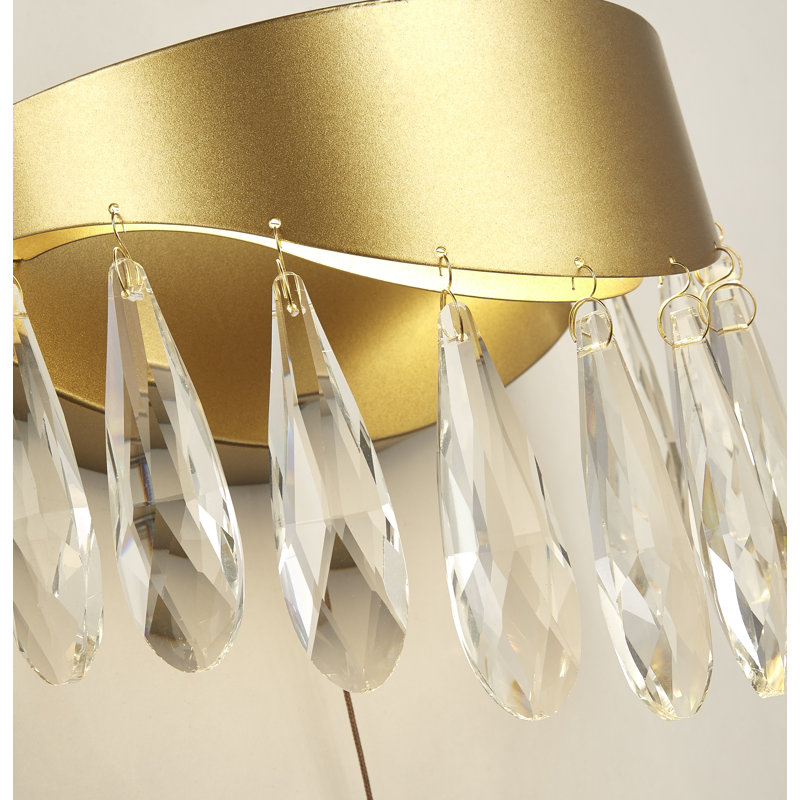 Peterlee Mild Steel LED Flush Mounted Sconce