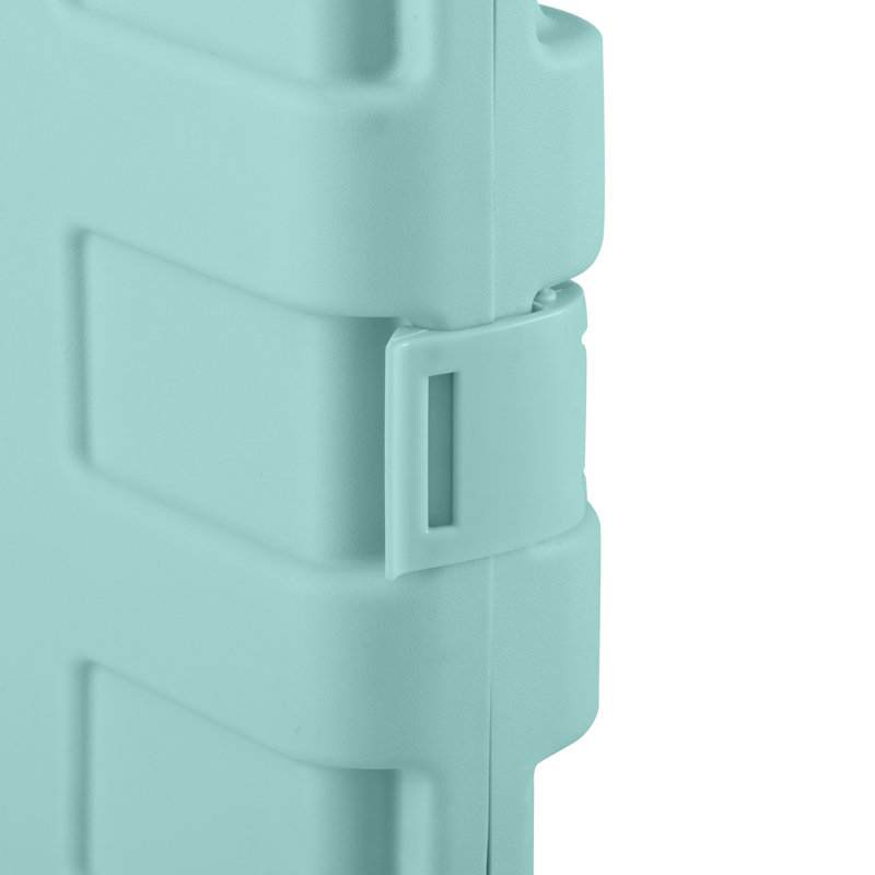 Capacité de 55 lb de couleur menthe | Chariot d'épicerie pliable | Chariot utilitaire léger avec roulettes