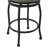 Nicki Swivel Upholstered Counter Stool with Metal Frame-8396199