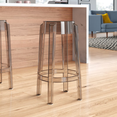 Charles Ghost Patio Bar Stool by Kartell
