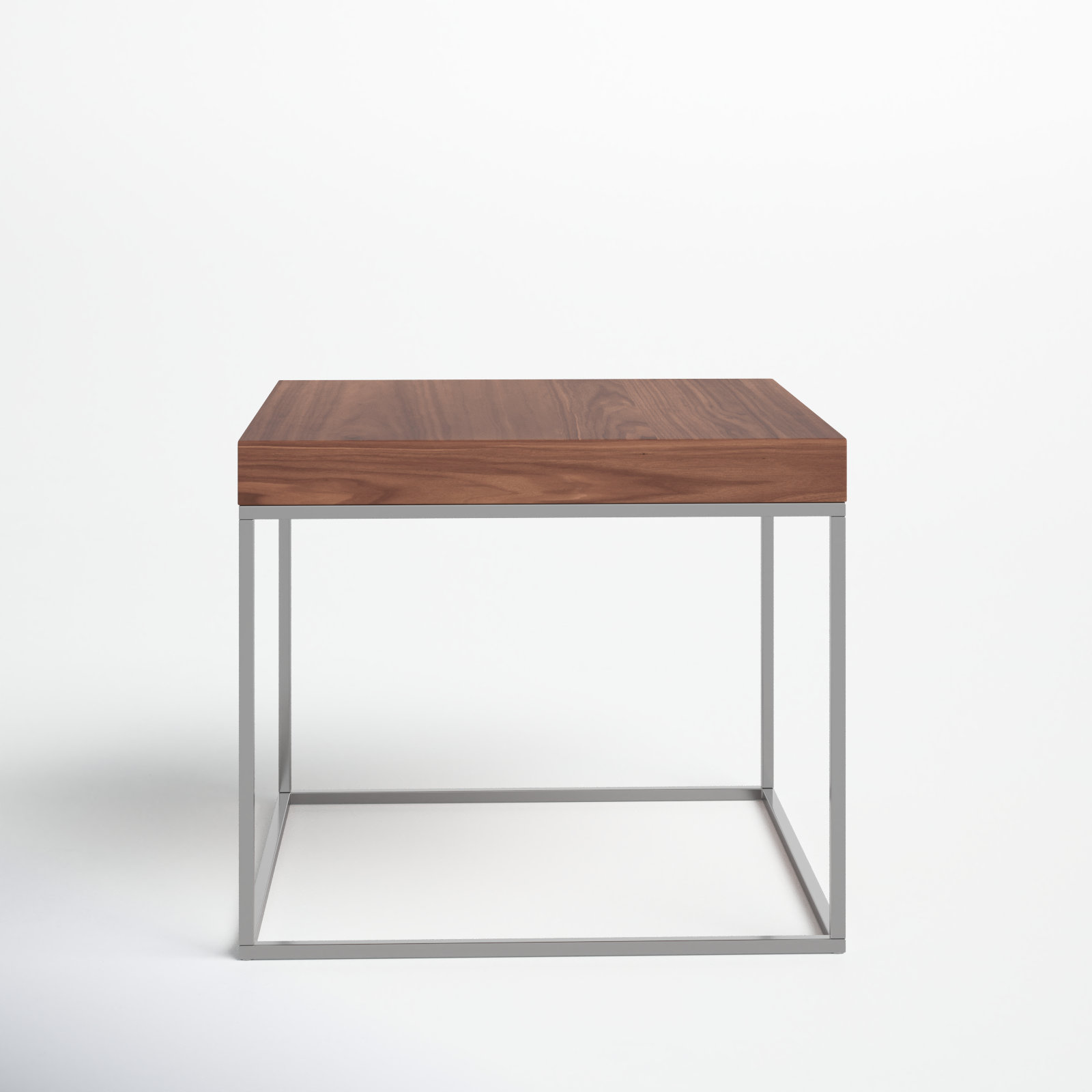 Fred 24" Walnut End Table, Hazelnut