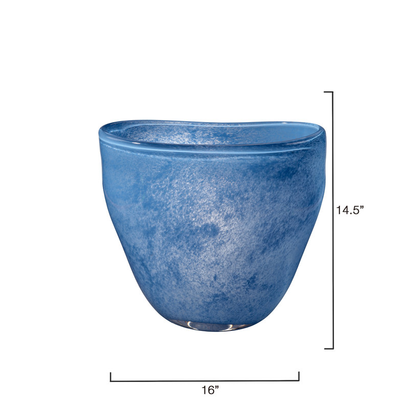 Plunge Handmade Glass Table Vase