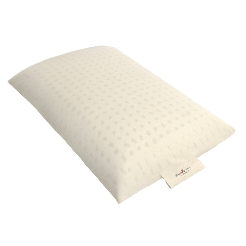 Organic Natural Foam Cotton Cover for Sleeping Bed Neck Pain Relief Side Stomach Sleepers, Queen