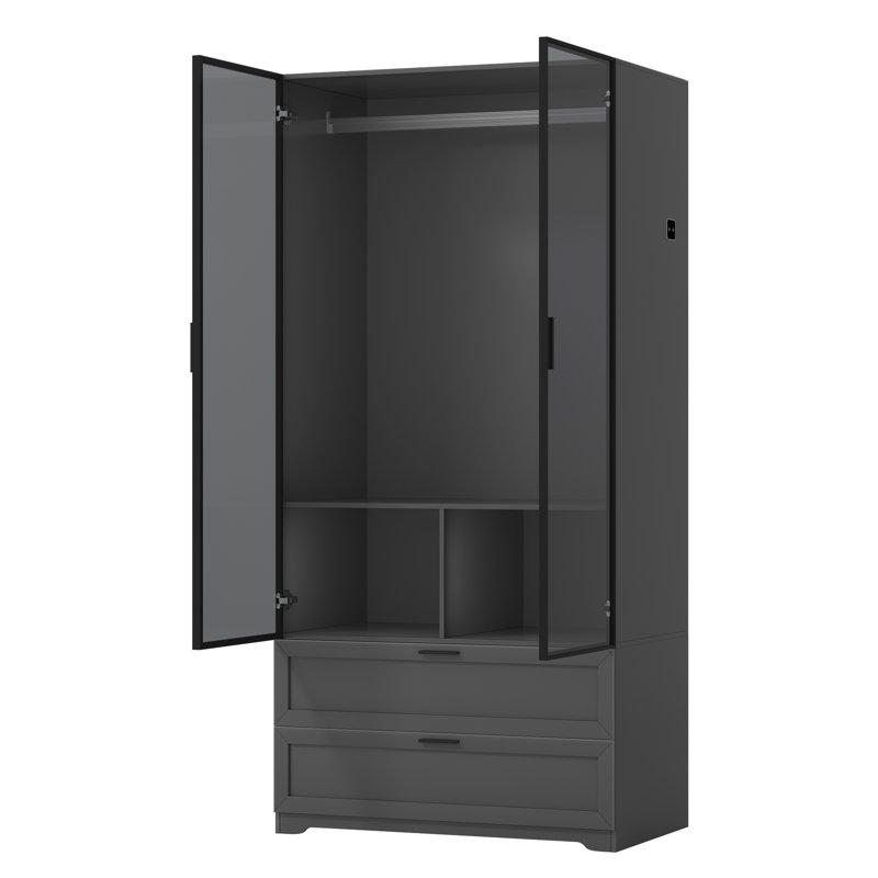 Armoire Bubalo, gris