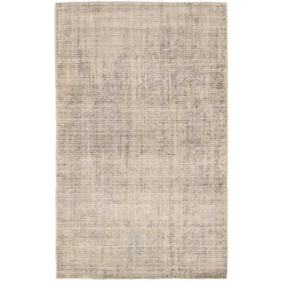 Tapis gris noué à la main Ulric