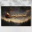«Warm Lantern Carols at Midnight», toile tendue avec châssis de qualité supérieure-599087375