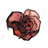 Dark Rose Print On Canvas