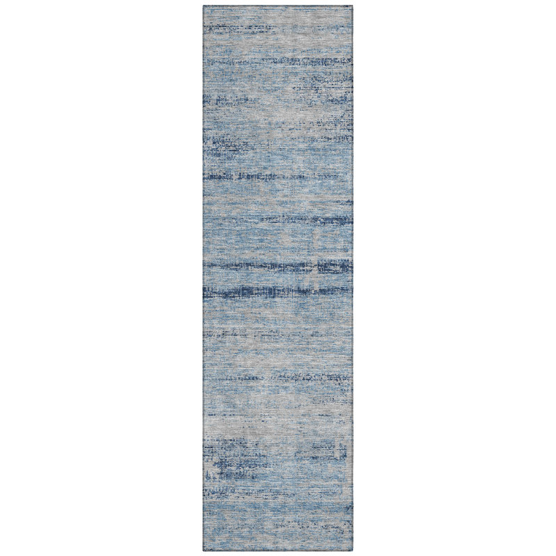 Ceajay Washable Abstract Indoor / Outdoor Rug, Runner 2'3" x 7'6"