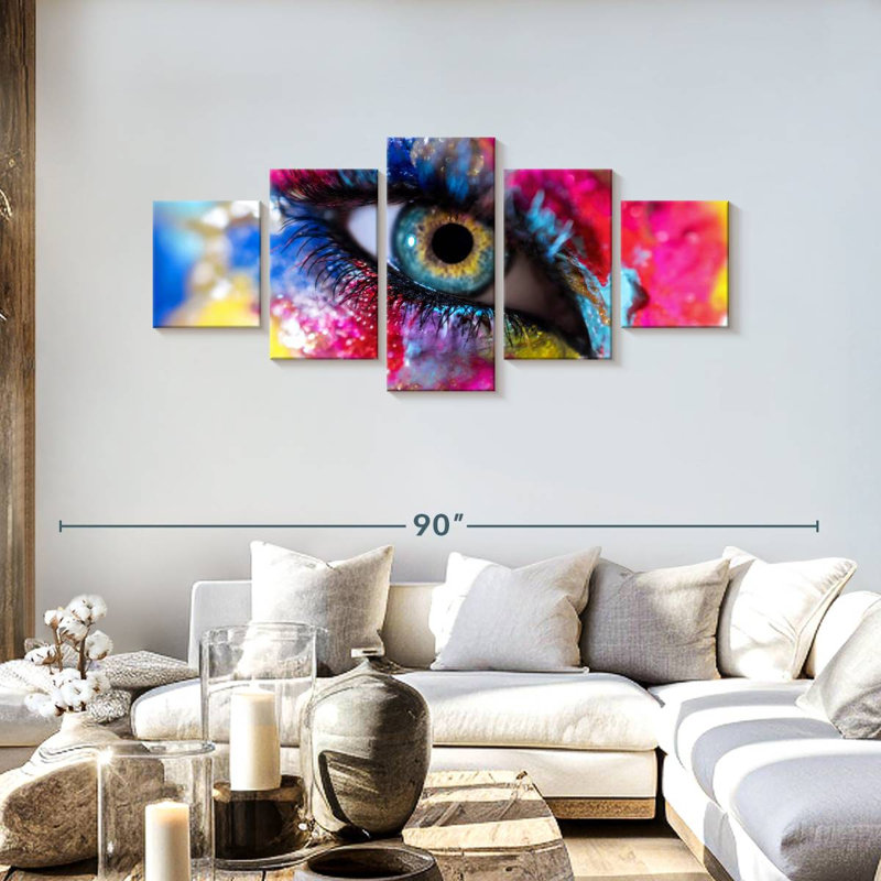Rainbow Gaze, 30" H x 68" W