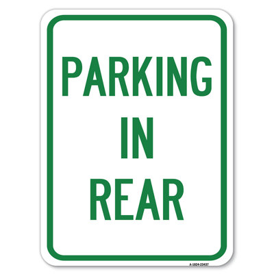 Parking In Rear/23437