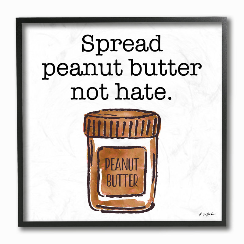 Impression d’art graphique spread, « not hate » par Denise Sullivan, H 12 po x l 12 po x P 1,5 po