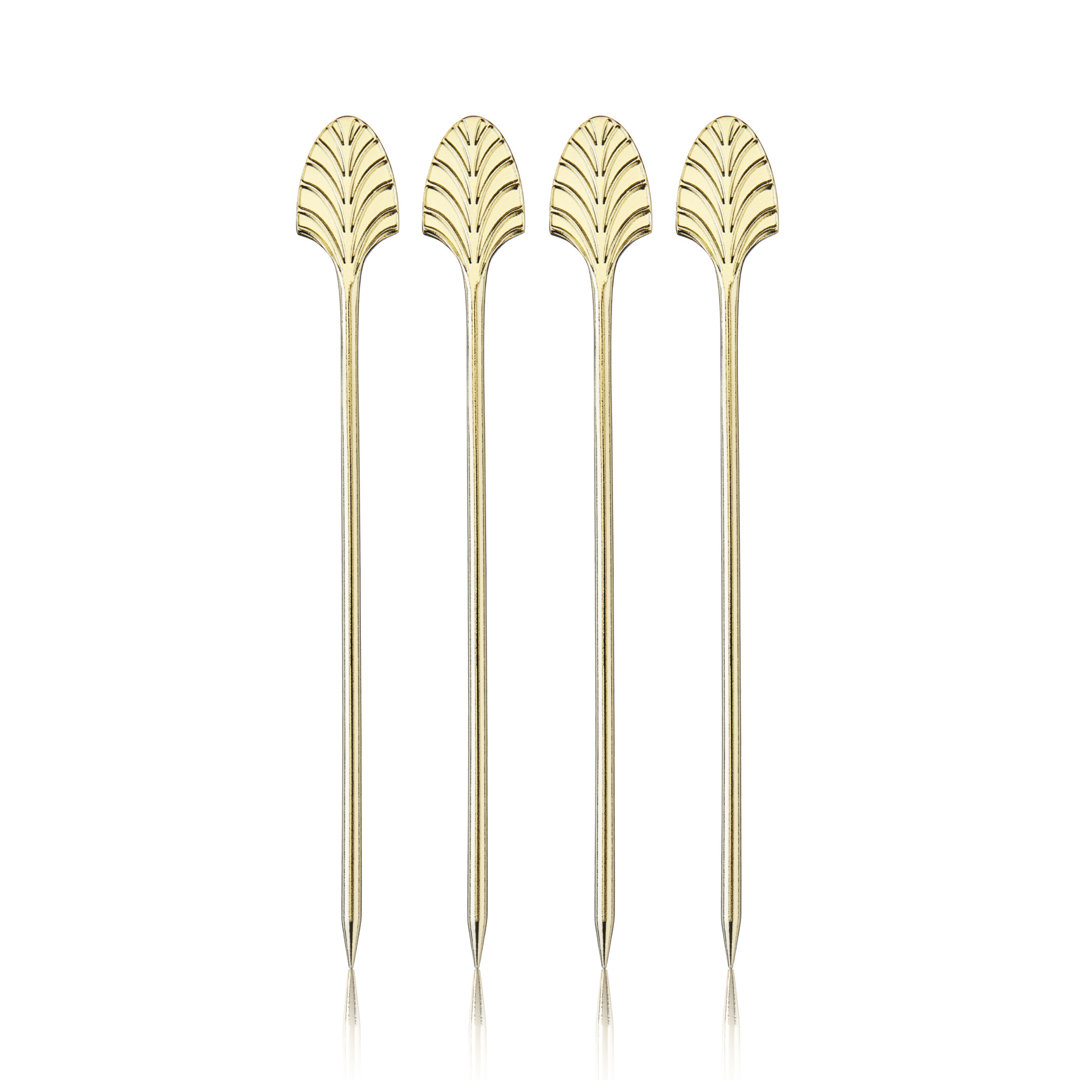 Art Deco Cocktail Picks (Set of 4) Viski 