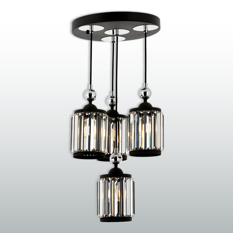 Luminaire suspendu en cristal 4 lumières