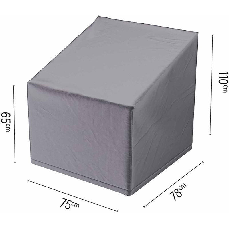 Aero Outdoor Patio Chair Cover, 110cm H x 75cm W x 78cm D